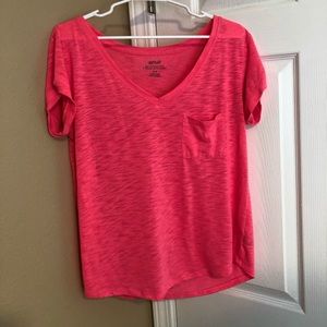 Aerie Hot Pink Women’s M Boyfriend Tee